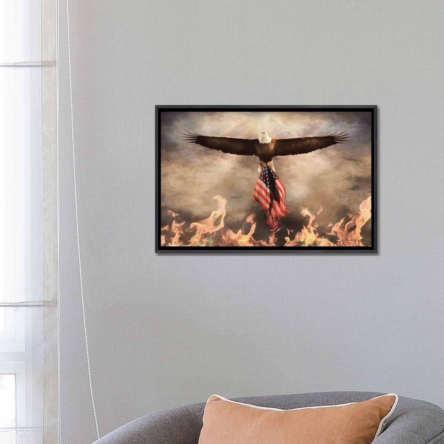 iCanvas "Blaze of Glory" by Lori Deiter Framed - Bed Bath & Beyond
